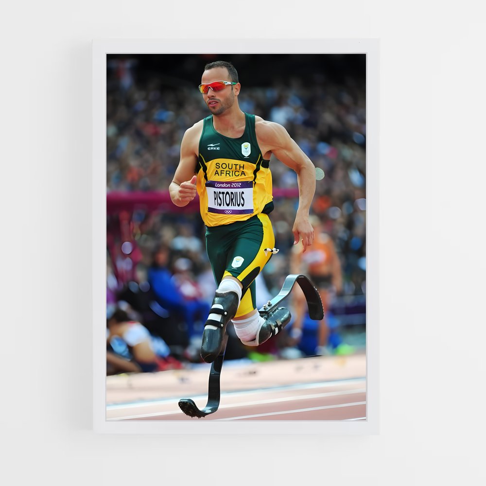 Poster Oscar pistorius – affiche Jeux Olympiques (vue 3)